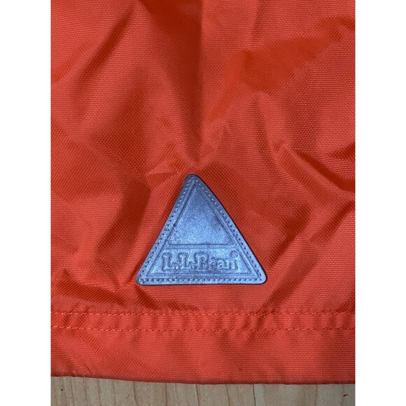 LL Bean kid's size 10-12 M 1/4 zip hooded windbreaker/rain nylon coat jacket - Picture 4 of 6